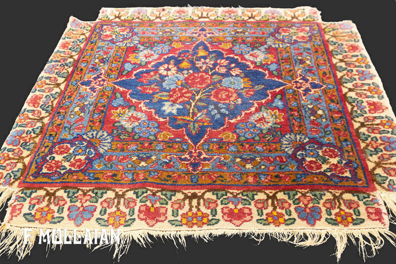 Small Antique Persian Kerman Rug n°:16360763